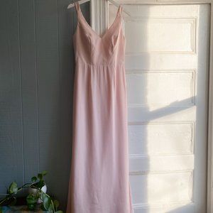 VERA WANG David's Bridal Bridesmaid Long V Neck